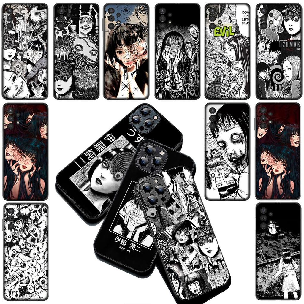 Tomie Junji Ito Collection Coque en Silicone pour Huawei P30 P20 Mate 20 Lite Pro Y9 Y7 Y6P Y7A 2019 Y9A P Smart Coque Housse de Téléphone