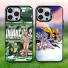Erwachsene Animation l-Unbesiegbar Handyhülle Für iPhone 17,16,15,14,13,12,11,Pro,Max,Plus,E,Air,Mini Anti-Fall Schwarzer Stoßfänger