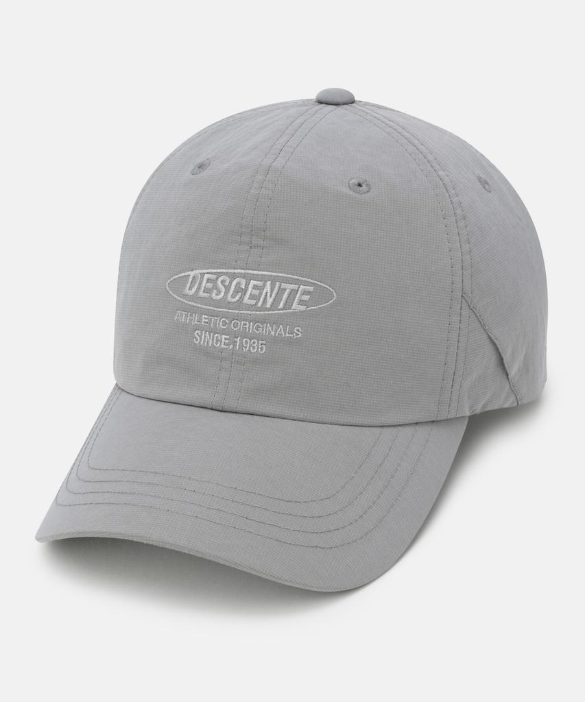 DESCENTE Graphic Woven Ball Cap Light Gray Sr123Ucp1D