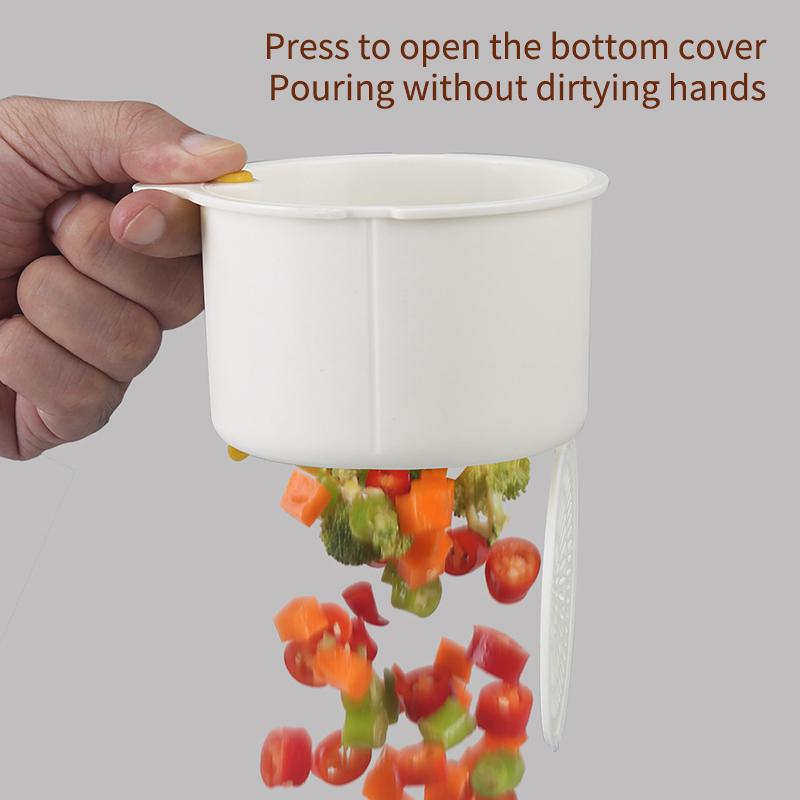 Creative Kitchen Sink Hanging Strainer Basket Detachable Openable Bottom Cover Kitchen Garbage Filter Quickly Drain Clean Rack