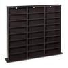 Szafka do przechowywania multimediów, 8-poziomowy organizer na półki DVD, 142 x 22 x 130 cm Organizer do przechowywania multimediów na płyty CD, DVD, książki i gry, Półka na CD do salonu