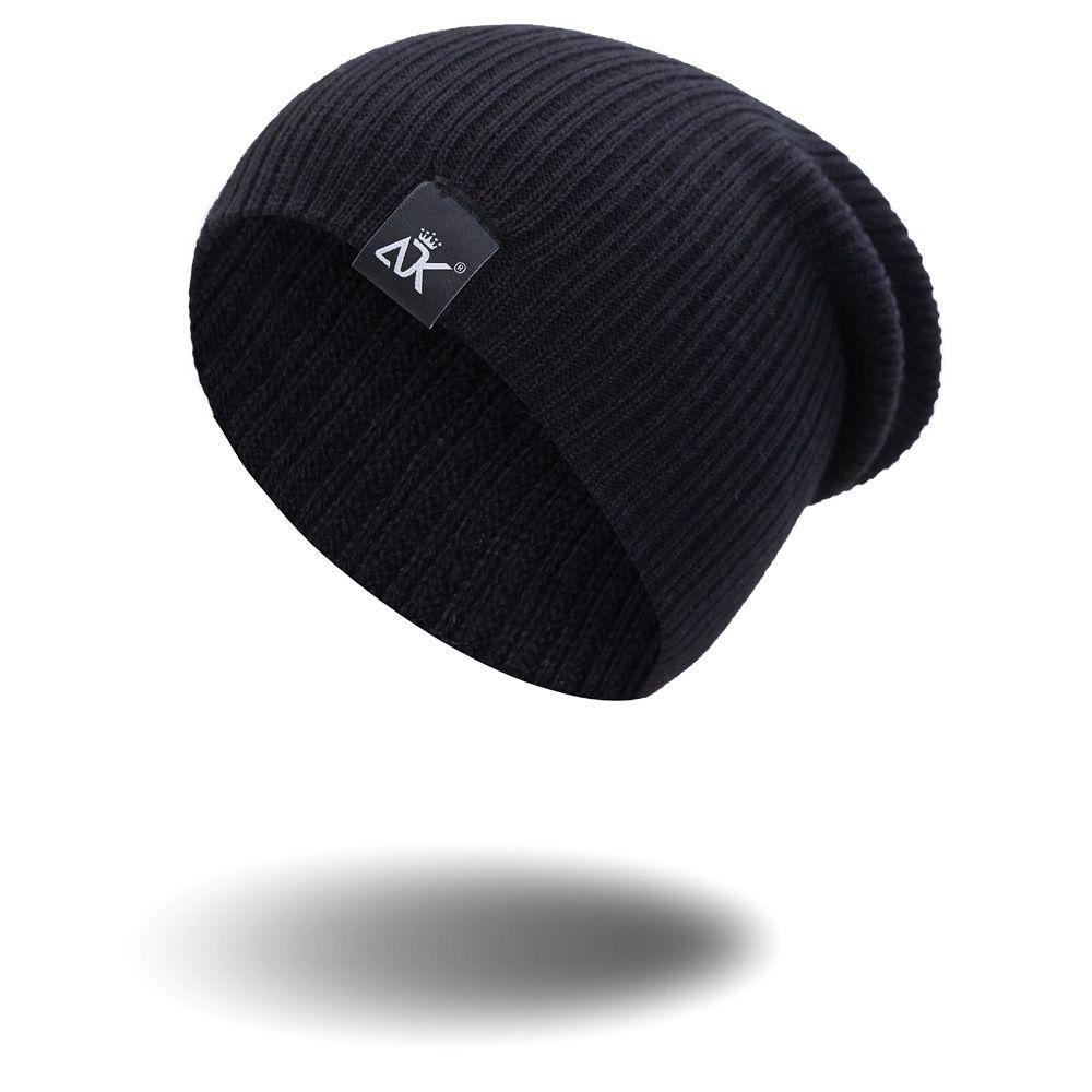 New Solid Cute Woman/Men Winter Autumn Hats Female Beanie Caps Warmer Bonnet Knitted Beanies
