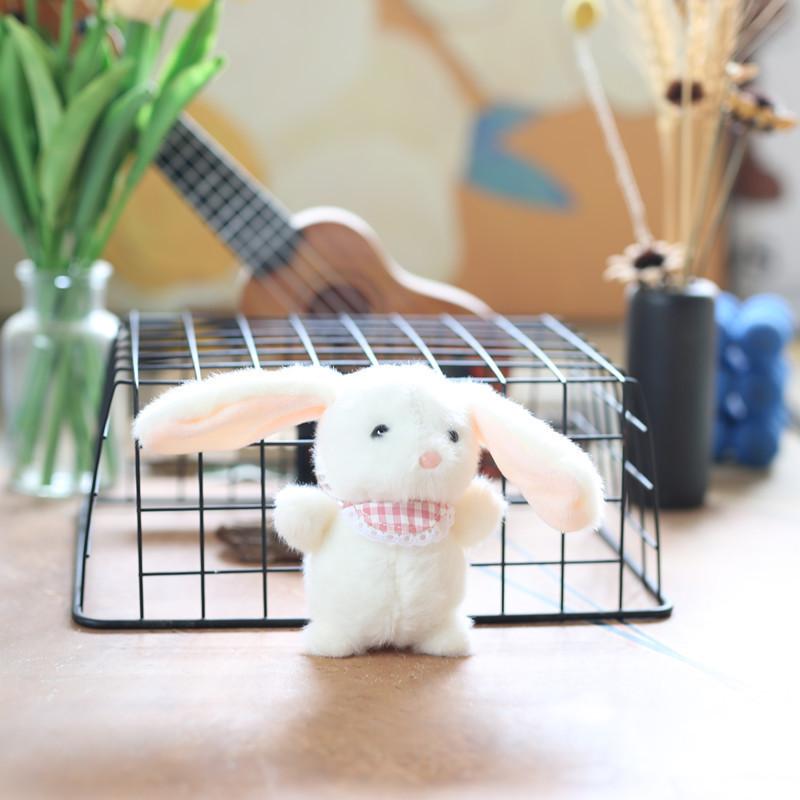 Plush Bunny Keychain Adorable Soft Toy Rabbit Bag Charm For Kids And Adults