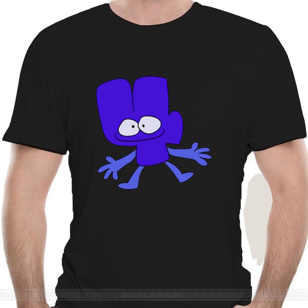 Vier BFB T-shirt Bfb Battle for Dream Island Bfdi Vier Shubuzhi Mannen Katoenen T-shirt Mode Heren Tee-shirt