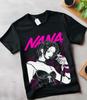 Nana Osaki T-Shirt,Black Stones Manga Anime Girl Kawai Graphic Shirt All Size