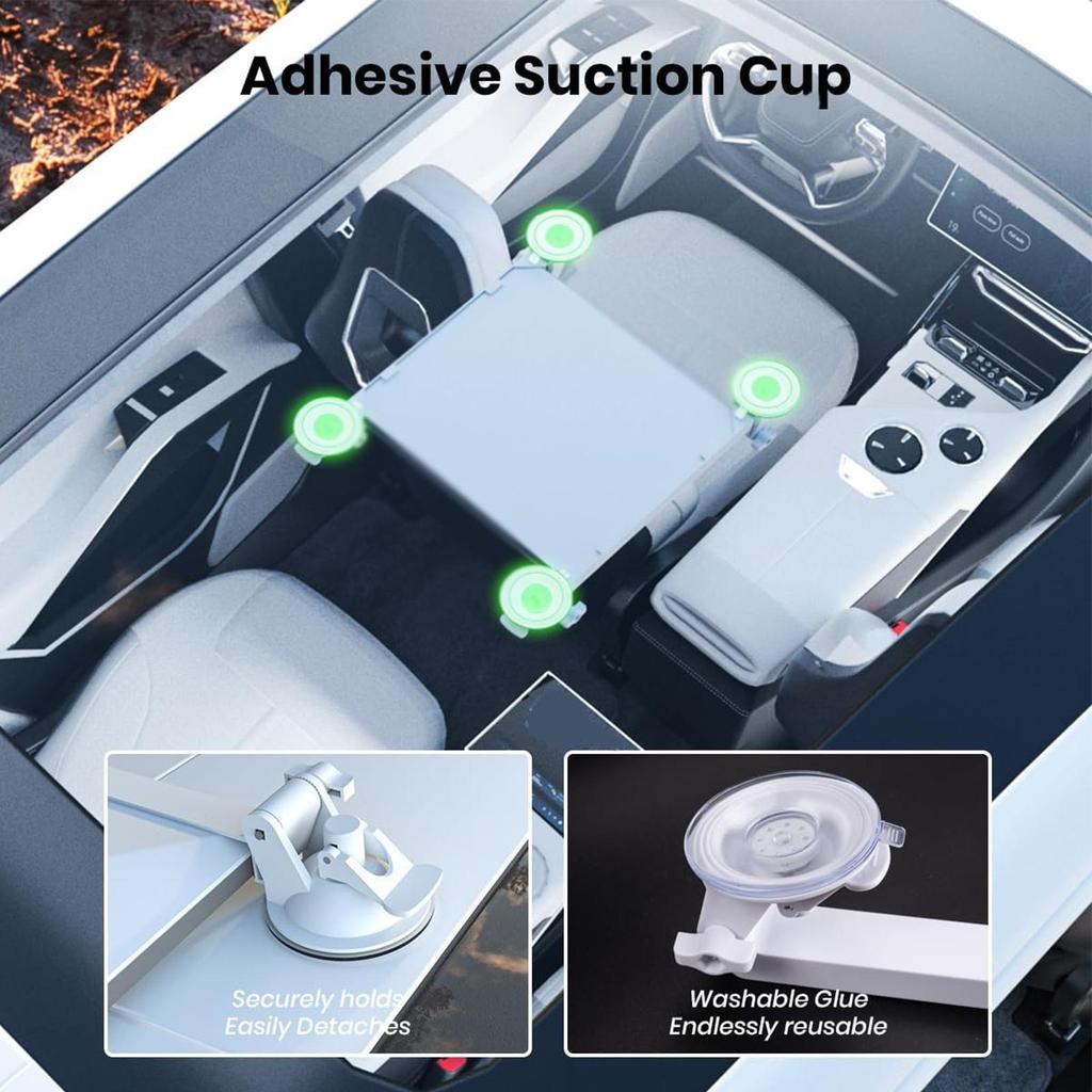 For For Starlink Mini Car Suction Mount 360-Degree Rotation Stand Car Window Glass Tablet Holder For Laptop Phone Truck
