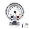Compte-tours 3,75 pouces 0-8000 tr/min Éclairage de fond 7 couleurs pour véhicules à essence 4 6 8 cylindres 12V