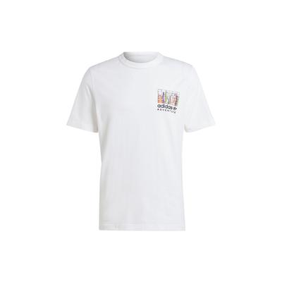 adidas Originals Adventure Graphic Tee With Letter Logo Print Men Tops White IJ0701