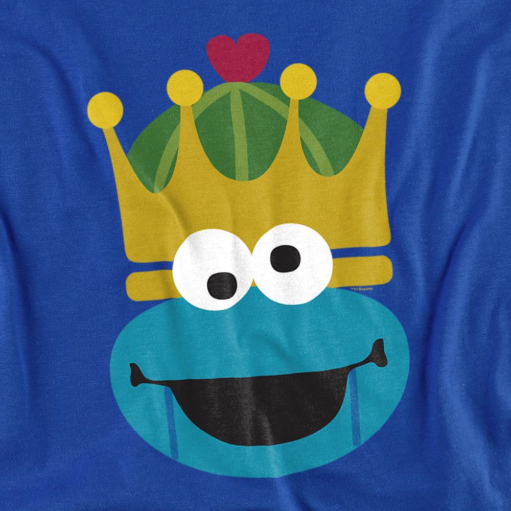 Sesame Street Unisex Adult Cookie Monster Nutcracker Christmas T-Shirt