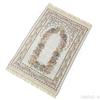 70*110cm Moslim Islamitisch Gebedskleed Tapijt Mat Knielend Poly Mat met Vintage Patroon en Kwast Eid Tapijten Huis Woonkamer Decor