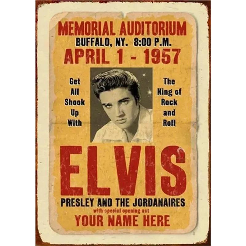 Vintage Class Music Rock Roll Metal Poster Tin Sign Johnny Cash Metal Plaque Signs Retro Pub Bar Club Man Cave Home Decor Plates
