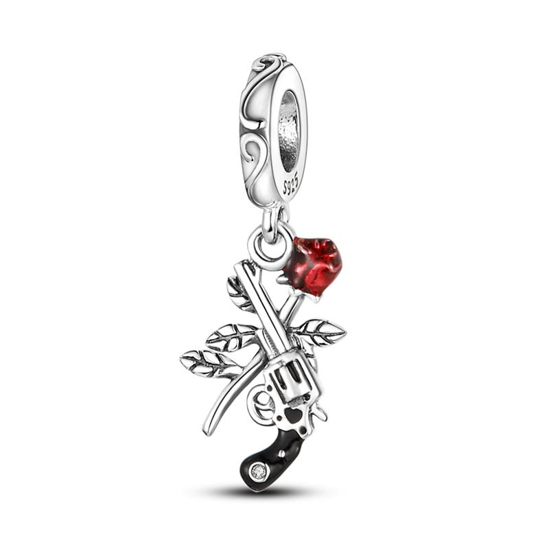 925 Silver Travel Charms Japanese Doll Coffee Cup Plane Camera Dangle Charm Beads Fit Bangle Bracelet Jewelry
