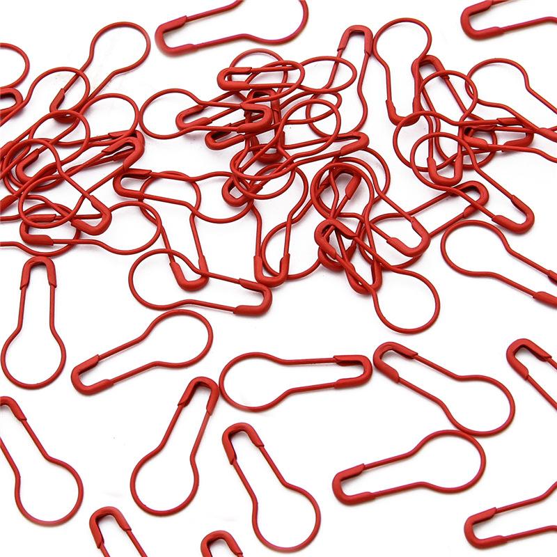 100pcs Multicolor Gourd Small Pins Anti-release Metal Safety Buckle Ornament Buckle Hand-woven Sweater Thread Marks DIY Handmade Jewelry Accessories