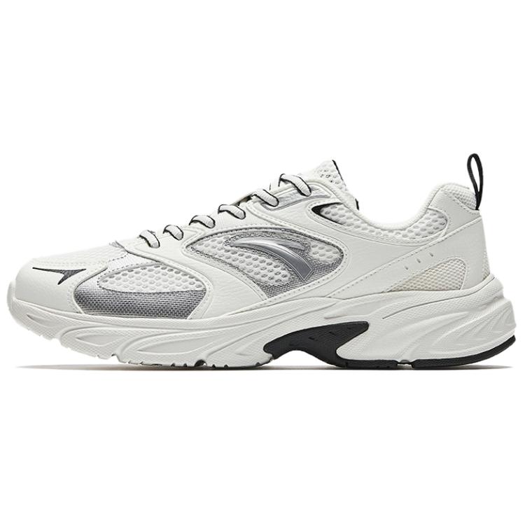 Anta Lifestyle Series Low Top Casual Shoes Mens Papyrus White Silver 112538811-1