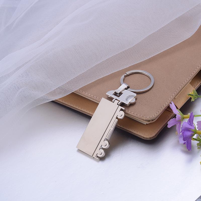 Customizable Metal Truck Keychain - Engrave Logo for Promotional Gifts