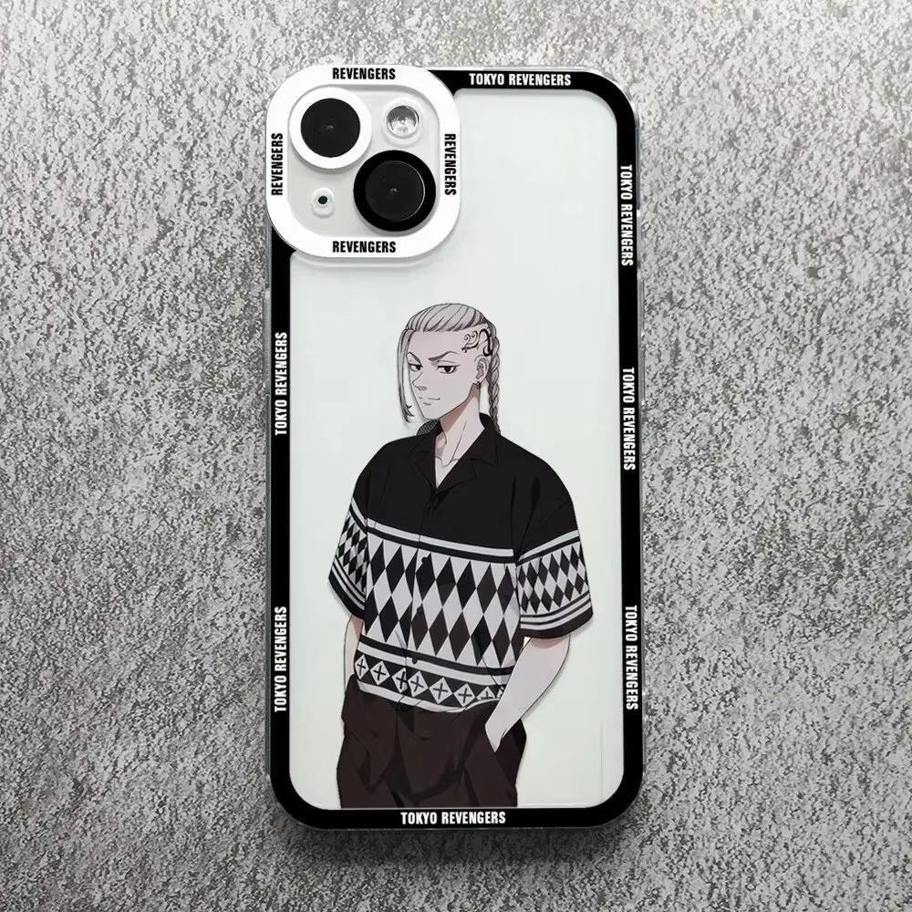 Tokyo Revengers Anime Handyhülle Für iPhone 16 15 14 13 12 11 Pro Max XS X XR 7 8 SE Hüllen Transparent Fundas