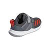 adidas Gym Sneakers Trendy Non-Slip Low-Top Running Shoes Kids Sneakers Gray Red White CM8605