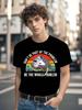 Funny Graphic - "Don't Be Part of The Problem Be The Whole Problem" Slogan - Black Tee with White Text - Stretch Knit Fabric T-shirt