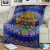 3D Evil Eye Nazar Tree of Life HD Blanket,Soft Throw Blanket for Home Bedroom Bed Sofa Picnic Travel Office Cover Blanket Kids