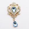 32*60MM Teardrop Acrylic Pendant Brooch for DIY Clothing and Headdress.