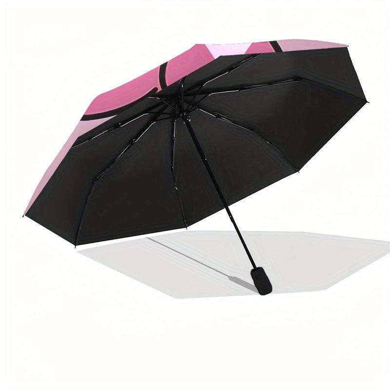 1pc My Melody Bunny Mirror Umbrella with Plastic Handle,Suitable for All Seasons Home Travel Outdoor UmbrellaSanlio057
