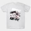 T Shirt Women Warning I Know Kat Fu Harajuku Print Kawaii Tshirt Summer Short Sleeve Female T-Shirt Top Tee