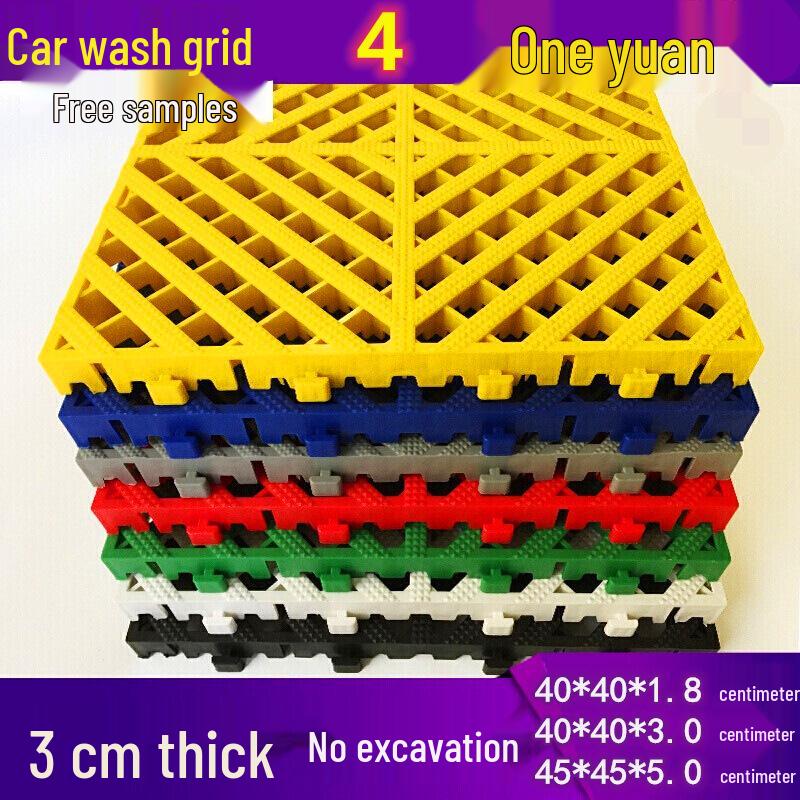 Extra hrubá 3 cm protišmyková mriežka do umývačky áut na odvodnenie