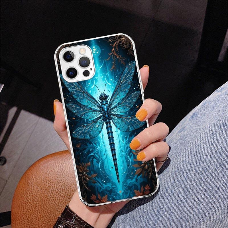 Beautiful Dragonfly Enthusiasts Phone Case For iPhone 17 Air 16 Pro Max 16E 15 + 14 Plus 11 12 13 Mini 7 8 SE Gift Print Cover F