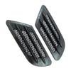 2pcs Car Bonnet Air Flow Intake Side Fender Vent Moulding Trim Intake Grille Sticker Black Silver Car Decal Car Decoration