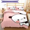 3pcs Bubu and Dudu Pattern Bedding Set Duvet Cover Set Includes Duvet Cover &pillowcases, Perfect All Season Bedroom Decoration & Gift