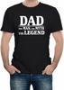 Herren Dad Der Mann Der Mythos Die Legende Vatertag T-Shirt Geschenk Geburtstag Familie