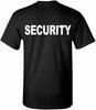 Security Men T Shirt Event Staff Uniform Guard Mens T Shirt