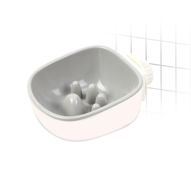 Creative Anti Gulp Pet Bowl For Cats And Small Dogs Slow Feeder Hanging Cage Water Food Bowl Plastic Pet Feeding Accessories MIT