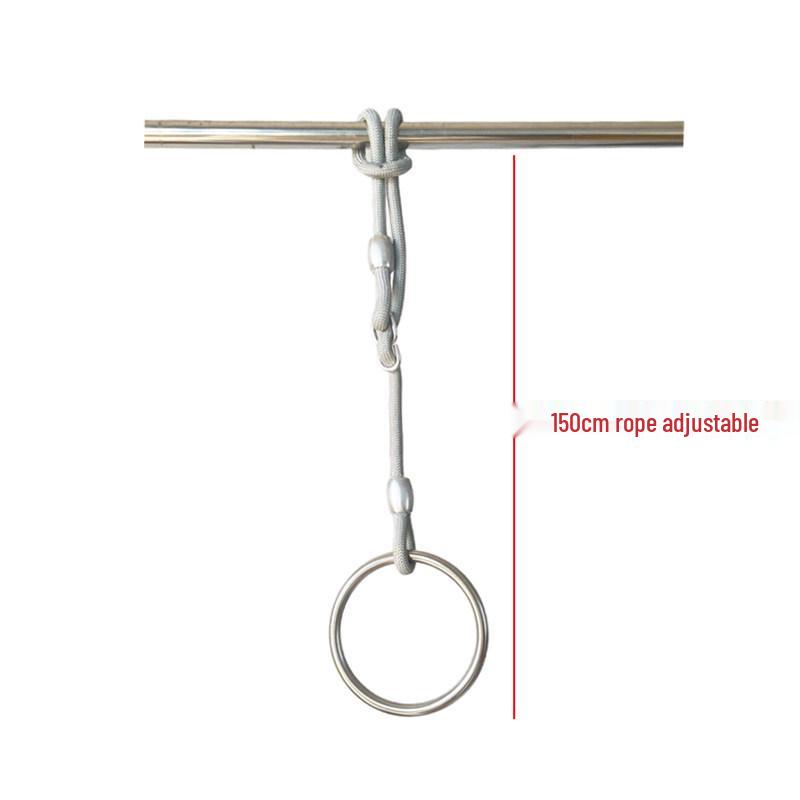 304 Stainless Steel Solid Welded Ring Swing Chain for Indoor/Outdoor Playgrounds - Suitable for Adults and Children