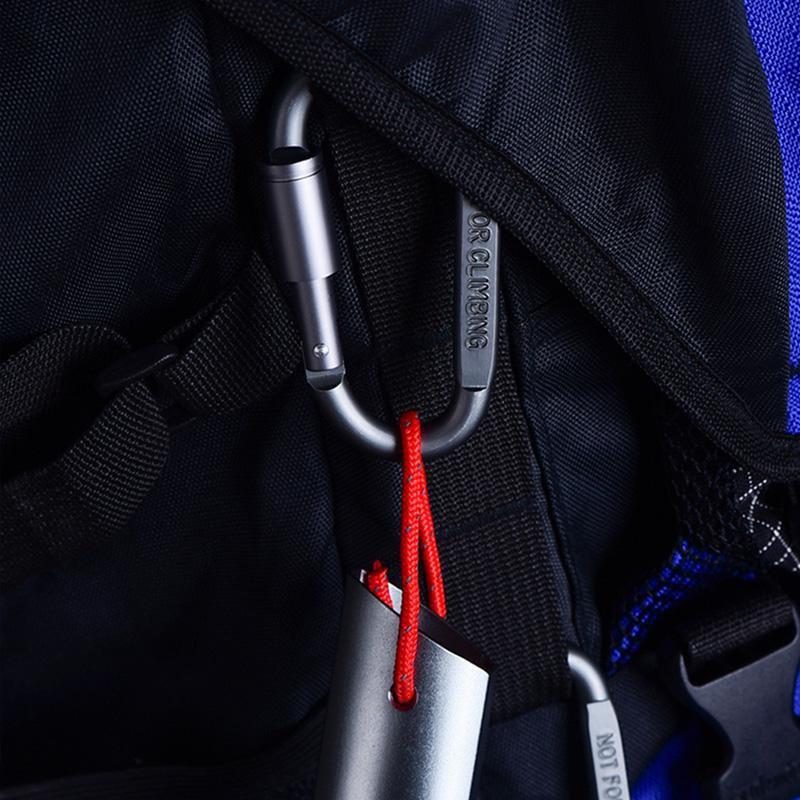 4pcs, Durable Carabiner Clips, Heavy Duty Metal Buckles For Outdoor Camping, Hiking