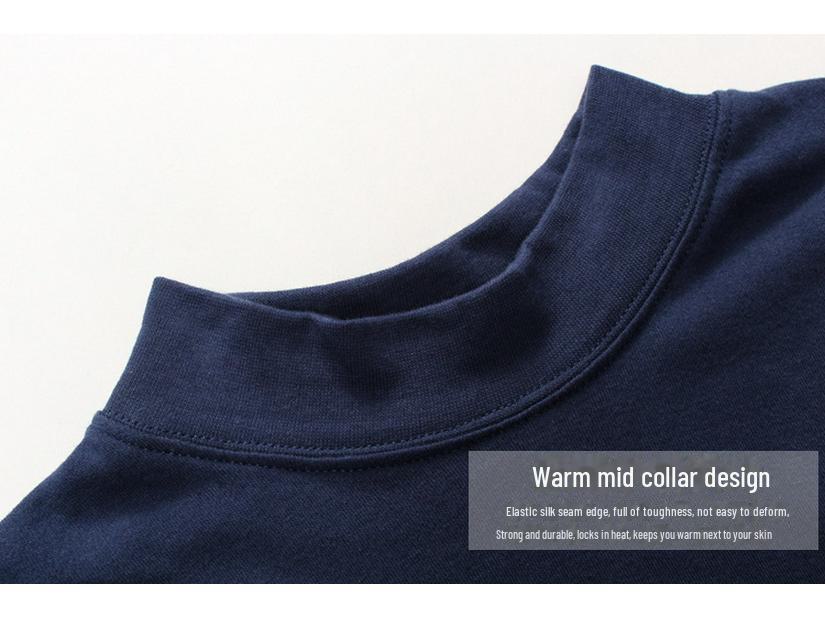 Ensemble de vêtements d'automne pour hommes: Pull et Pantalon en Coton Léger - Vêtements Thermiques pour Âge Moyen et Personnes Âgées