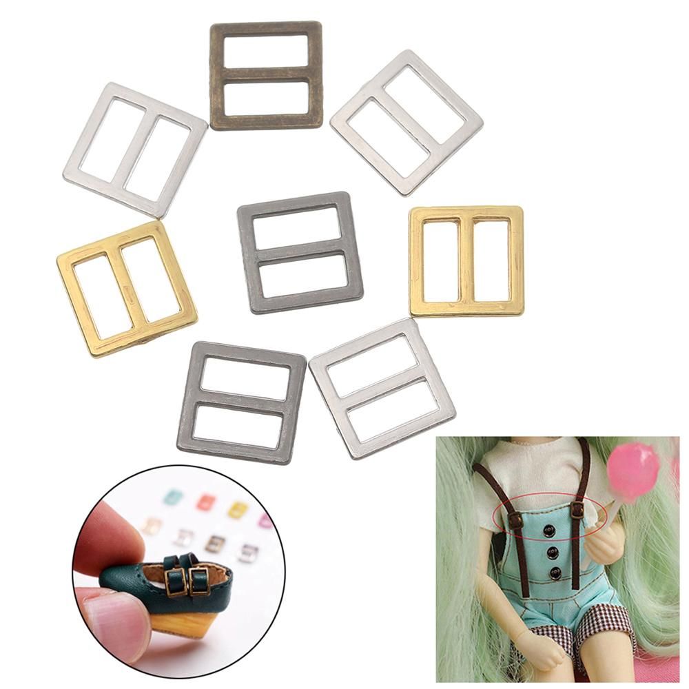Stuffed Toys Mini Ultra-small Tri-glide Buckle Belt Buttons Diy Dolls Buckles Doll Bags Accessories