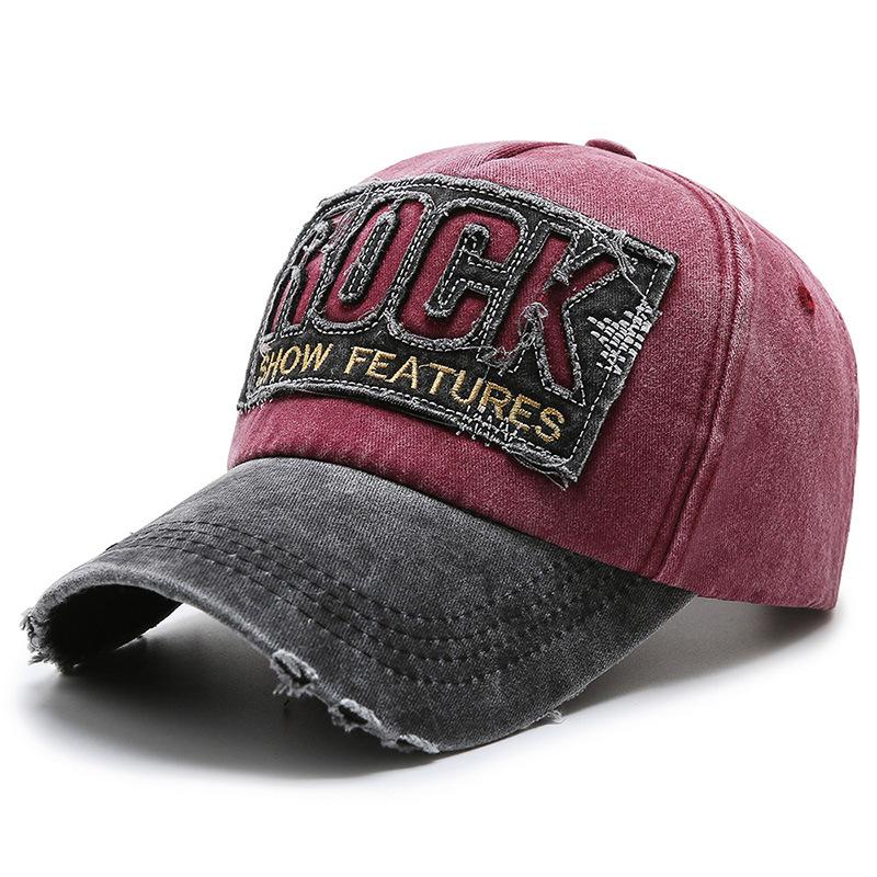 Písmenková výšivka Praná bavlna Jaro Léto Baseballová čepice Muži Ženy Outdoorové sporty Snapback Sluneční klobouk Hip Hop Táta Trucker čepice