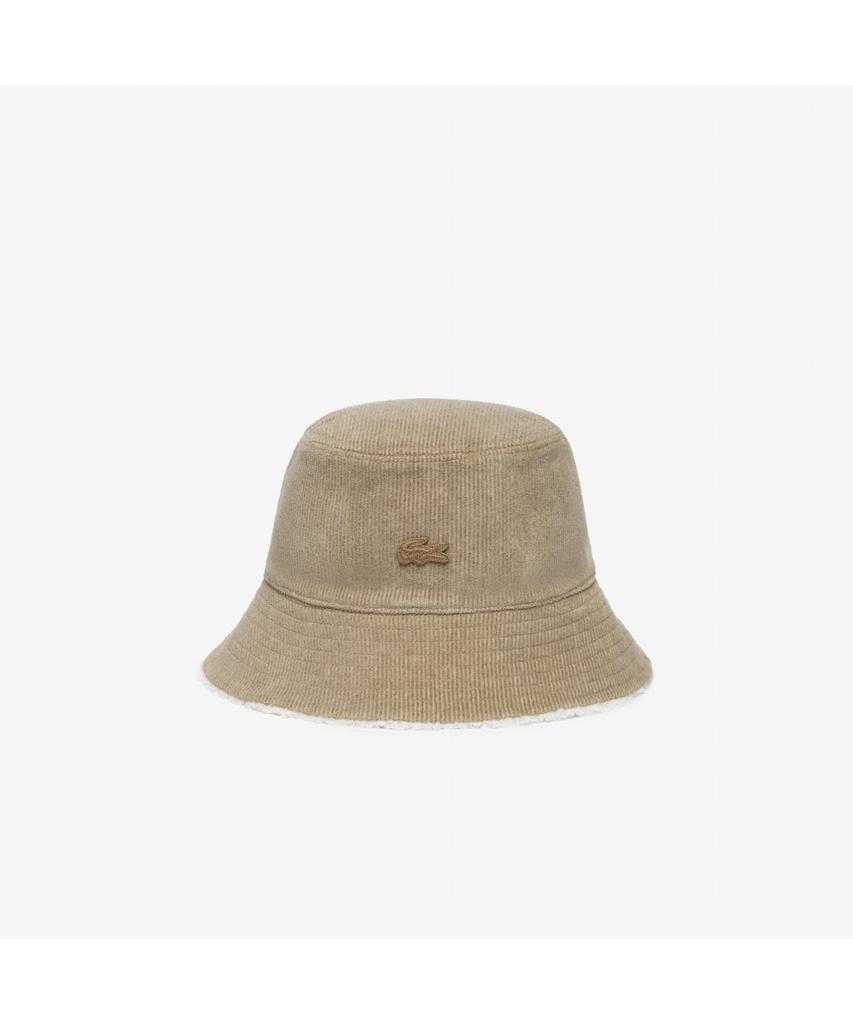 LACOSTE כובע דלי קורדרוי הפיך יוניסקס Rk417E-55N 02S
