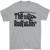 26 The Rodfather Funny Fishing Rod Father Mens T-Shirt 100% Cotton Unisex T-Shirt