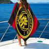 City Football Club Bedrucktes Strandtuch, Superweiche Mikrofaser, Perfektes Geschenk Geburtstag, für Pool, Strand, Reisen, für Familie und Freunde