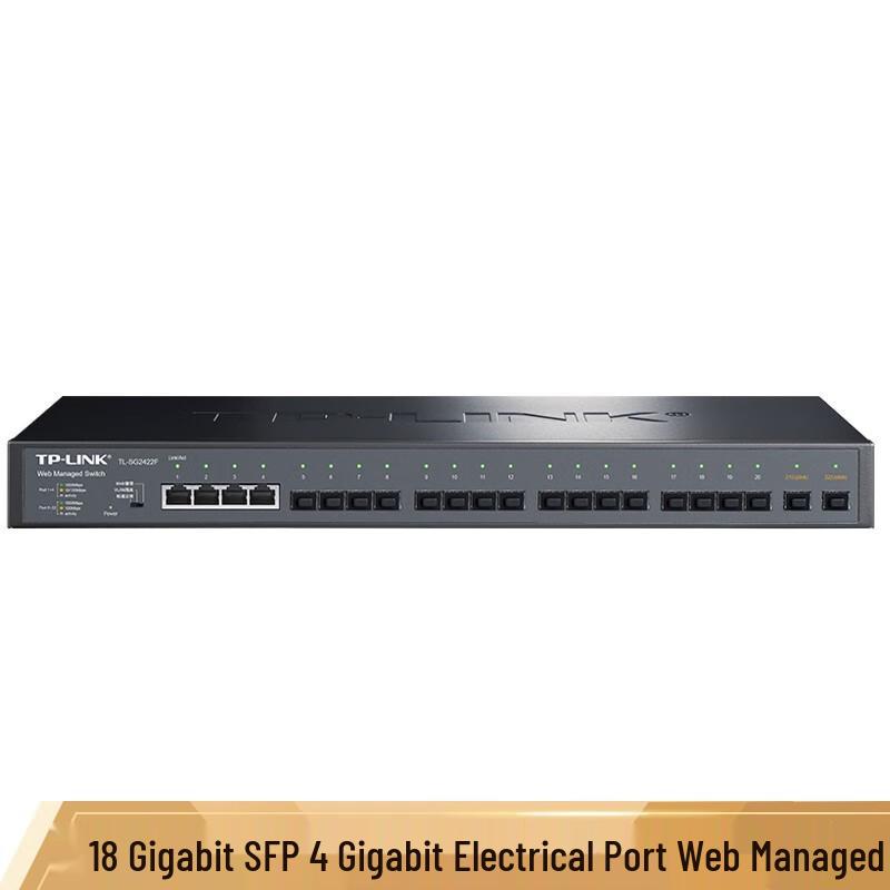 Tp-Link TL-SG2422F 22-Port Gigabit Web Managed Layer 2 Switch