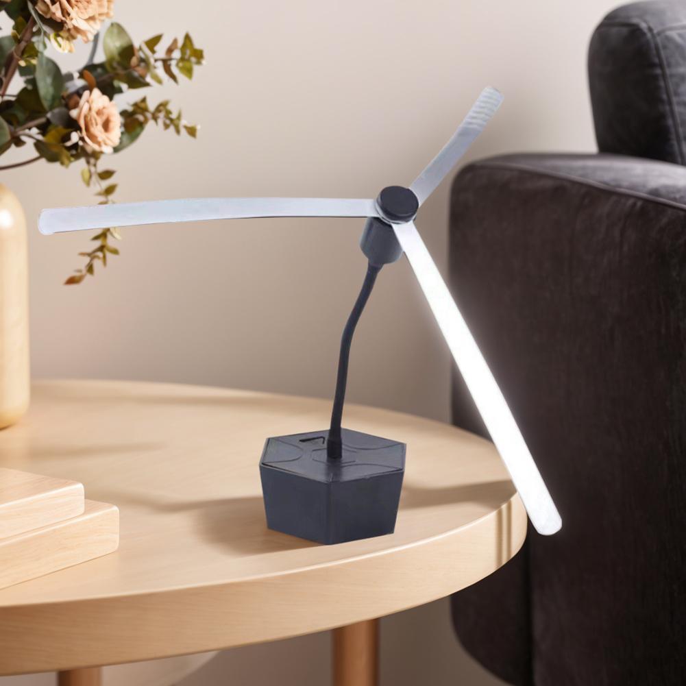 Flexible Tables Fly Fans USB Rechargeable Mosquito Insect Repellent Fan Portable Fly Fans for Barbecues Kitchen Restaurants