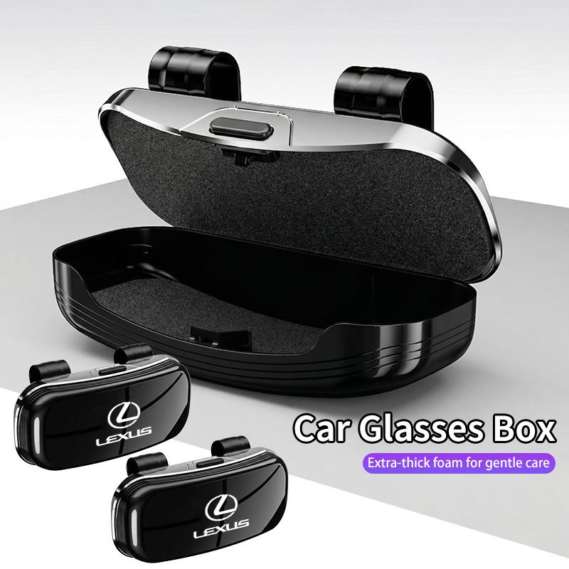 Car Sunglass Holder Case Glasses Clip Sun Visor Organizer Accessories For Lexus CT ES GS NX IS250 CT200h IS300h ES300h RX400h NX