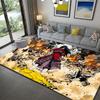 Naruto Epic Ninja Battle Area Rug Soft Cozy Non-Slip Carpet for Living Room