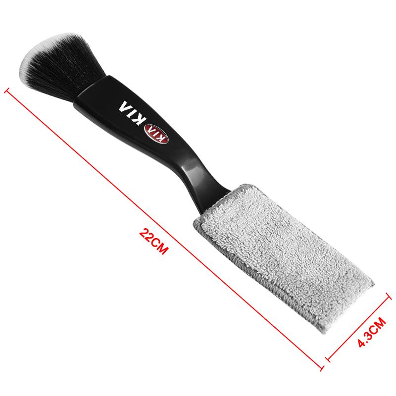 Car Air Conditioner Vent Cleaning Brush Auto Car Accessories For Kia Rio Ceed Sportage Cerato Soul Sorento K2 K5 Flip