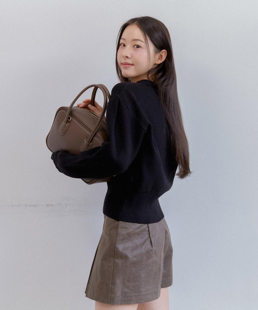 ANOETIC Anc Heart Rose Knit_Black