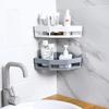 1 PCS/Bathroom Storage Rack Free Punch Corner Rack Bathroom Wash Rack Bathroom Seamless Wall Hanging MIT