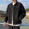 Men's Oversized Denim Jacket Casual Pocket Detail Button Down Streetwear Outerwear