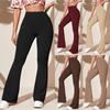 2023 Hoge Taille Uitlopende Yogabroek voor Dames - Casual Gebreide Sportkleding